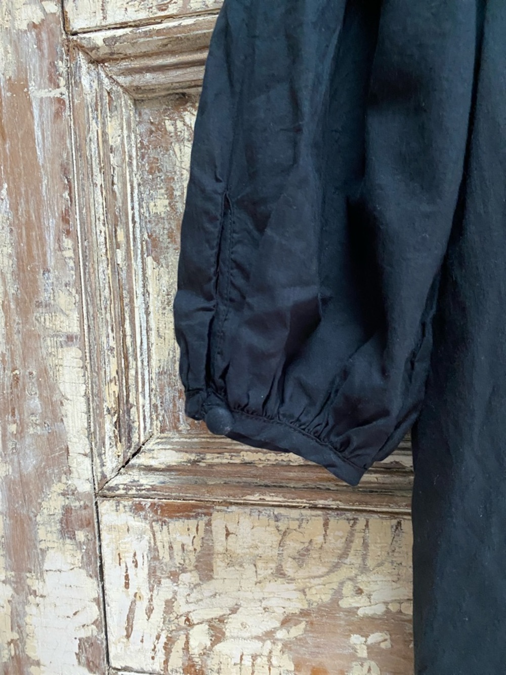 Banana Republic Black 100% Cotton Shirtdress, Size Small - Picture 5 of 10